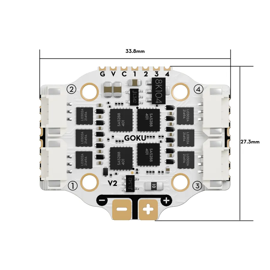 GOKU GN405 Nano HD 20A Stack V3 w/ ELRS - Image 2