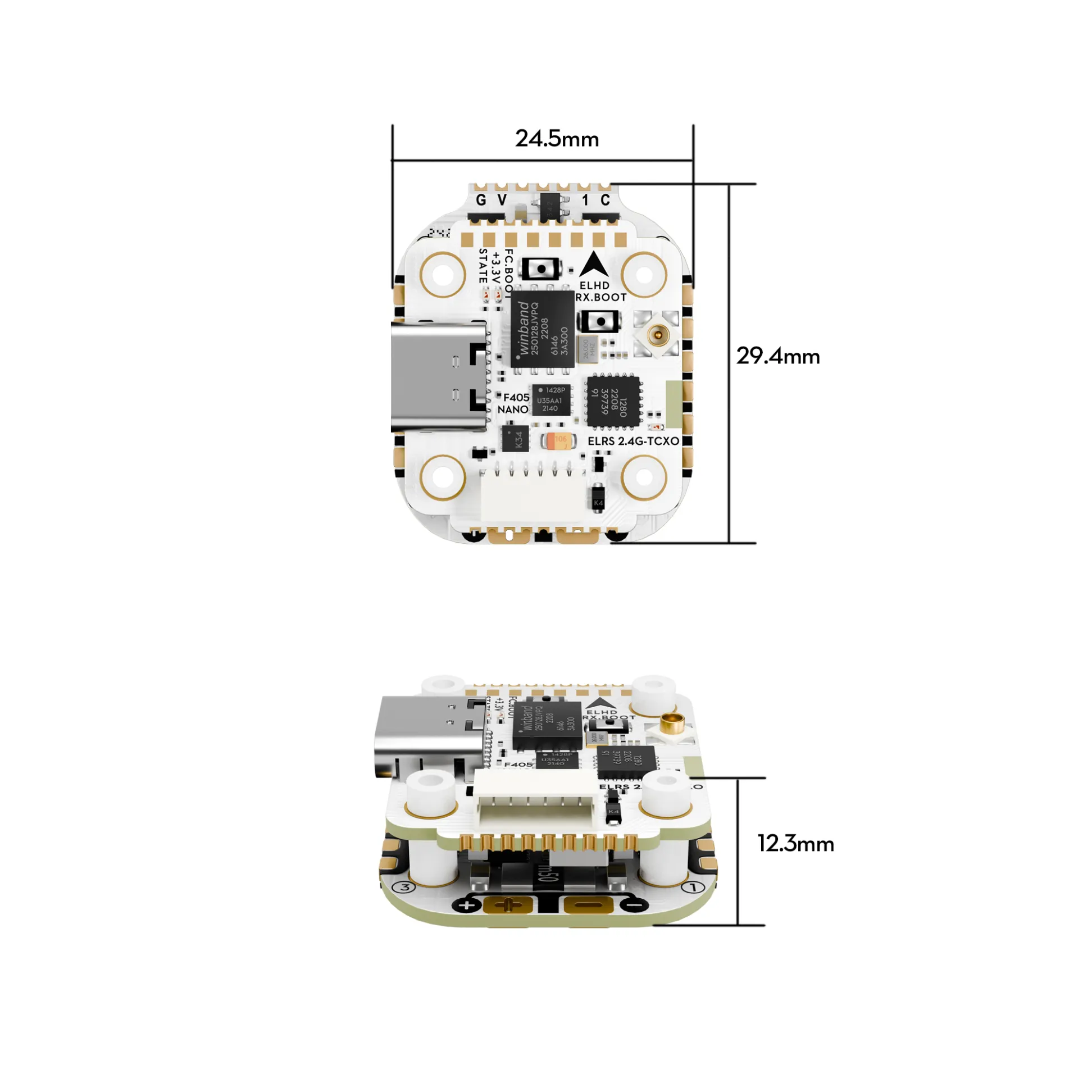 GOKU GN405 Nano HD 35A Stack V3 w/ ELRS