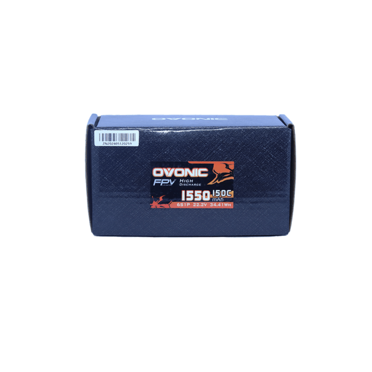 Ovonic 6S 1550mAh 150C 22.2V LiPo Battery with XT60 Plug