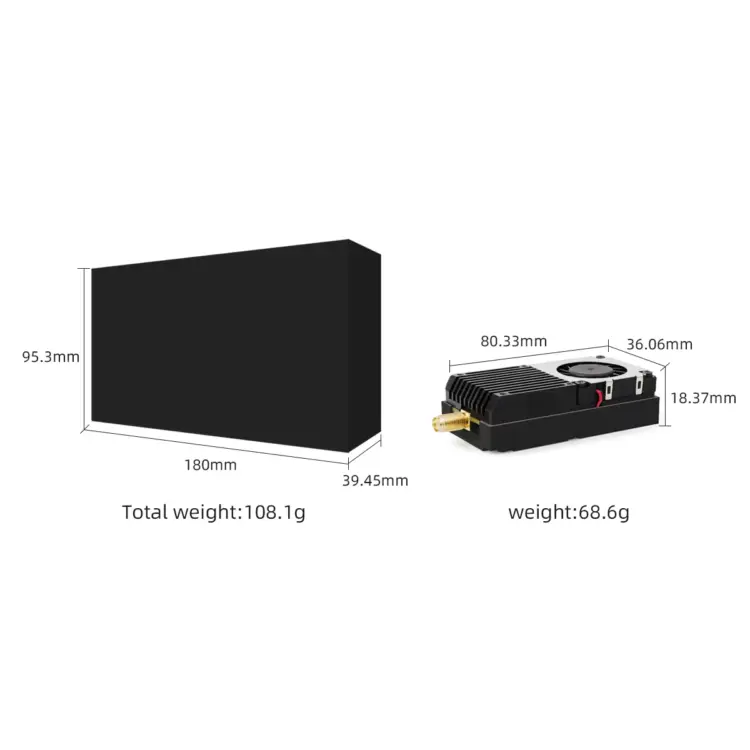 HGLRC 5.8G 5.5W 64CH High Power Video Transmitter - Image 6