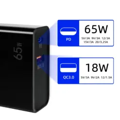 SEQURE PD65W Dual port folding