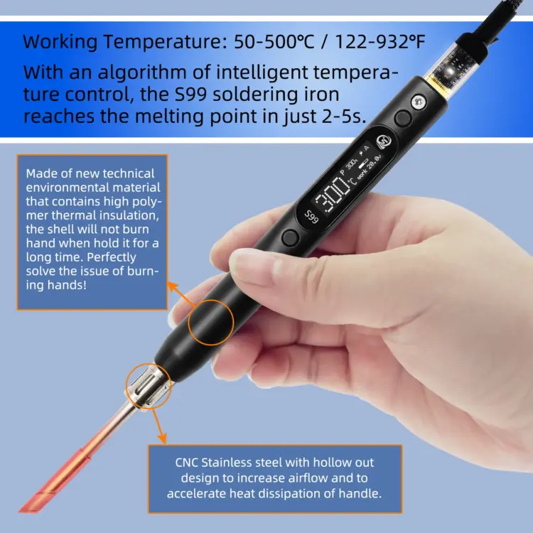 SEQURE S99 Soldering Iron with K tip