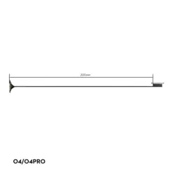 Flywoo flexible DJI O4 / O4 Pro Coaxial Cable - 200mm