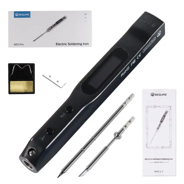 SEQURE SI012 Pro Electric Soldering Iron T12+TS - PD/QC/DC5.5