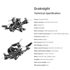HGLRC Draknight 2-inch toothpick Fpv drone