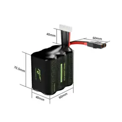 6S1P 3000mAh Lionpack Battery