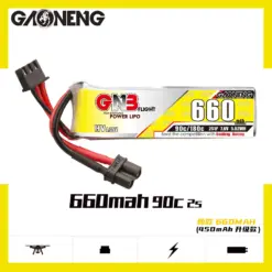 GNB LiHV 660mAh 2S 7.6V 90C XT30 LiPo Battery Long Type