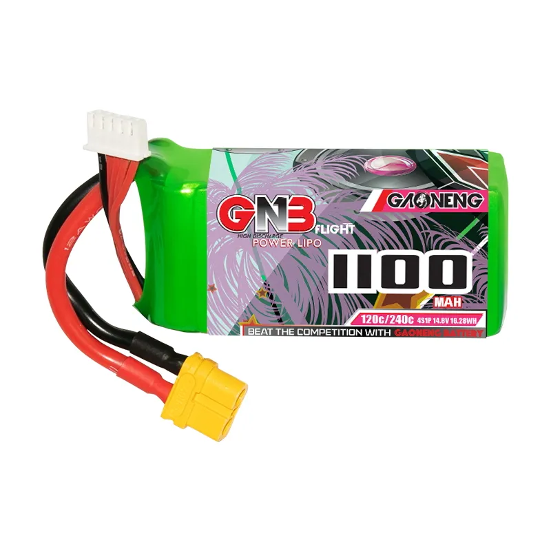 GAONENG GNB 1100mAh 4S 14.8V 120C XT60 LiPo Battery - Image 3