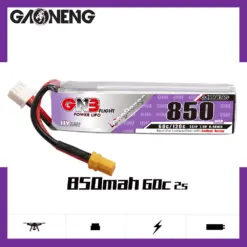 GNB LiHV 850mAh 2S 7.6V 60C XT30 LiPo Battery Long Range