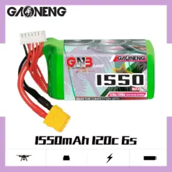GAONENG GNB 1550mAh 6S 22.2V 120C XT60 LiPo Battery