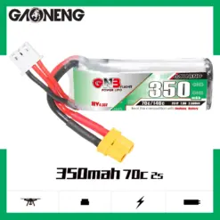 GNB LiHV 350mAh 2S 7.6V 70C LiPo Battery XT30