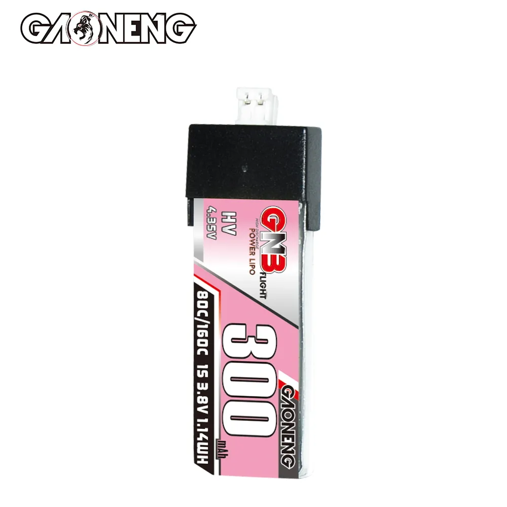 GAONENG GNB LiHV 300mAh 1S 3.8V 80C PH2.0 Plastic Head LiPo Battery - Image 4