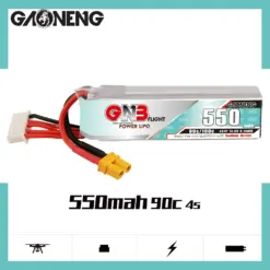 GNB 550mAh 4S 14.8V 90C XT30 LiPo Battery Long Type