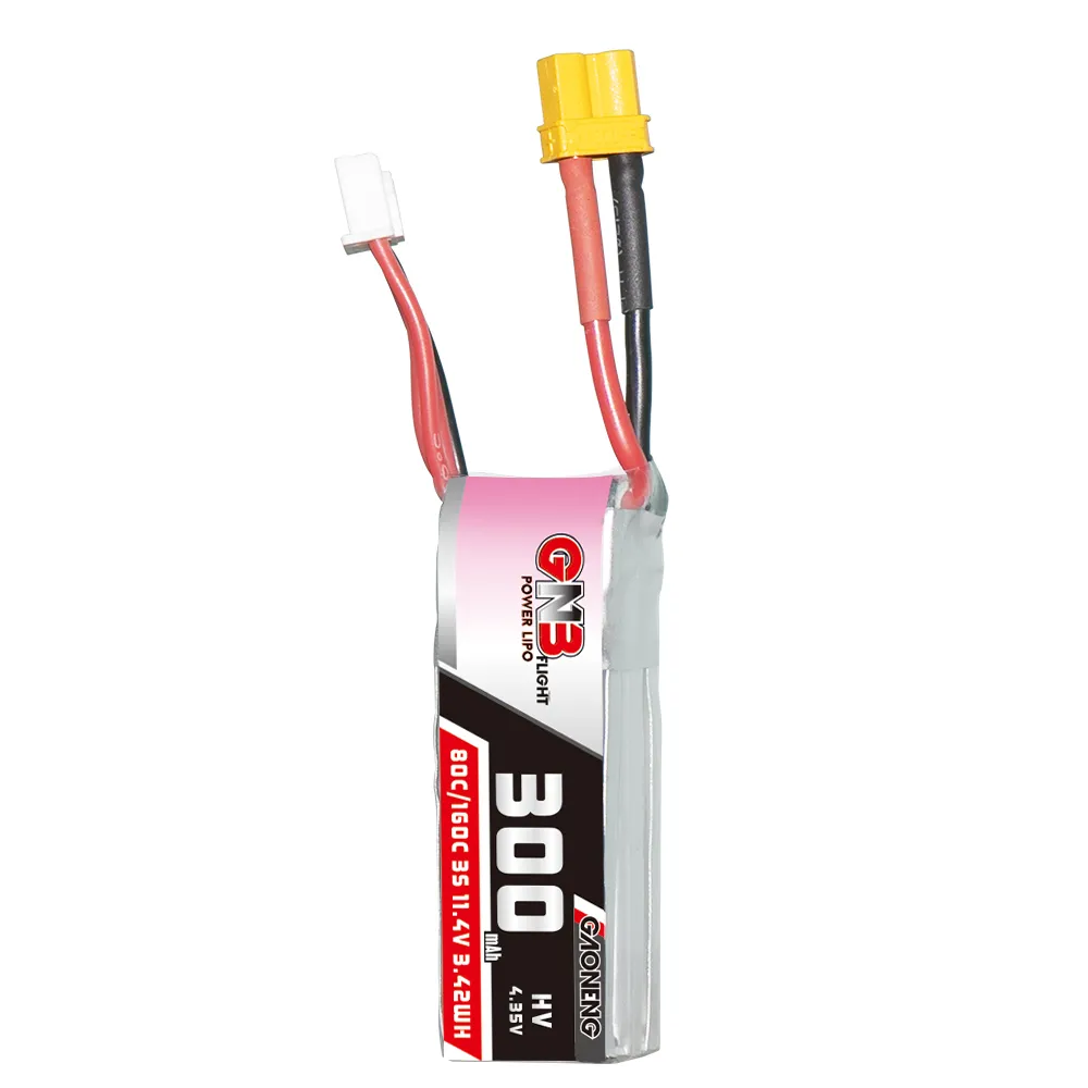 GAONENG GNB 300mAh 3S 11.4V 80C XT30 LiPo Battery - Image 4