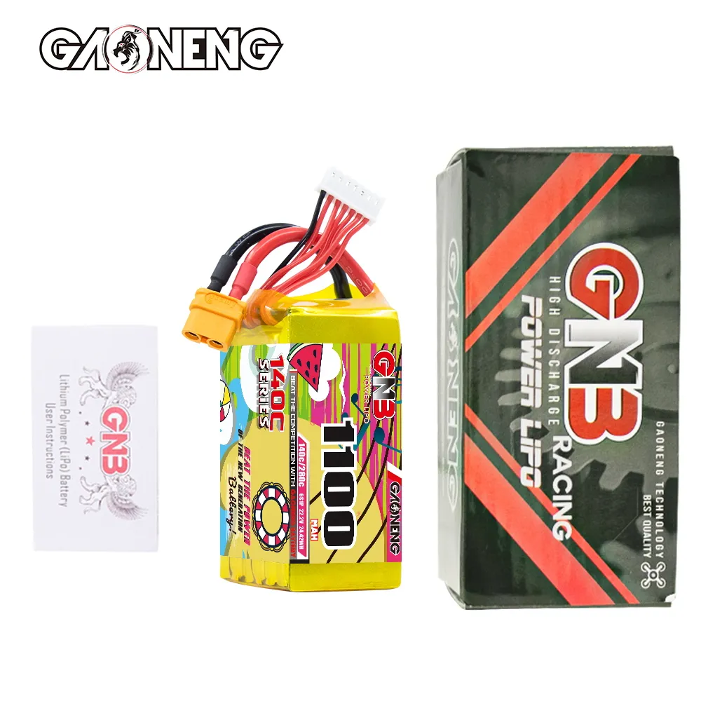 GAONENG GNB 1100mAh 6S 22.2V 140C XT60 LiPo Battery - Image 4
