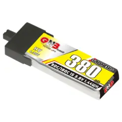GAONENG GNB LiHV 380mAh 1S 3.8V 90C A30 Plastic Head LiPo Battery