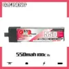 GNB LiHV 550mAh 1S 3.8V 100C A30 Plastic Head LiPo Battery