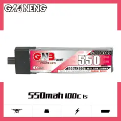 GNB LiHV 550mAh 1S 3.8V 100C A30 Plastic Head LiPo Battery