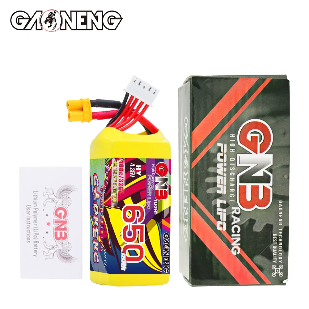 GAONENG GNB LiHV 650mAh 4S 15.2V 160C XT30 HV LiPo Battery