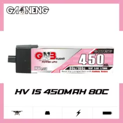 GNB LiHV 450mAh 1S 3.8V 80C A30