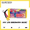 GNB LiHV 880mah 2S 7.6V 160C XT30 LiPo Battery