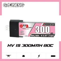 GNB LiHV 300mAh 1S 3.8V 80C PH2.0
