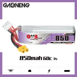GNB LiHV 3S 11.4V 850mAh 60C XT30 LiPo Battery Long Range