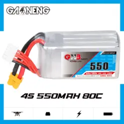 GNB 550mAh 4S 14.8V 80C XT30 LiPo Battery Square Type