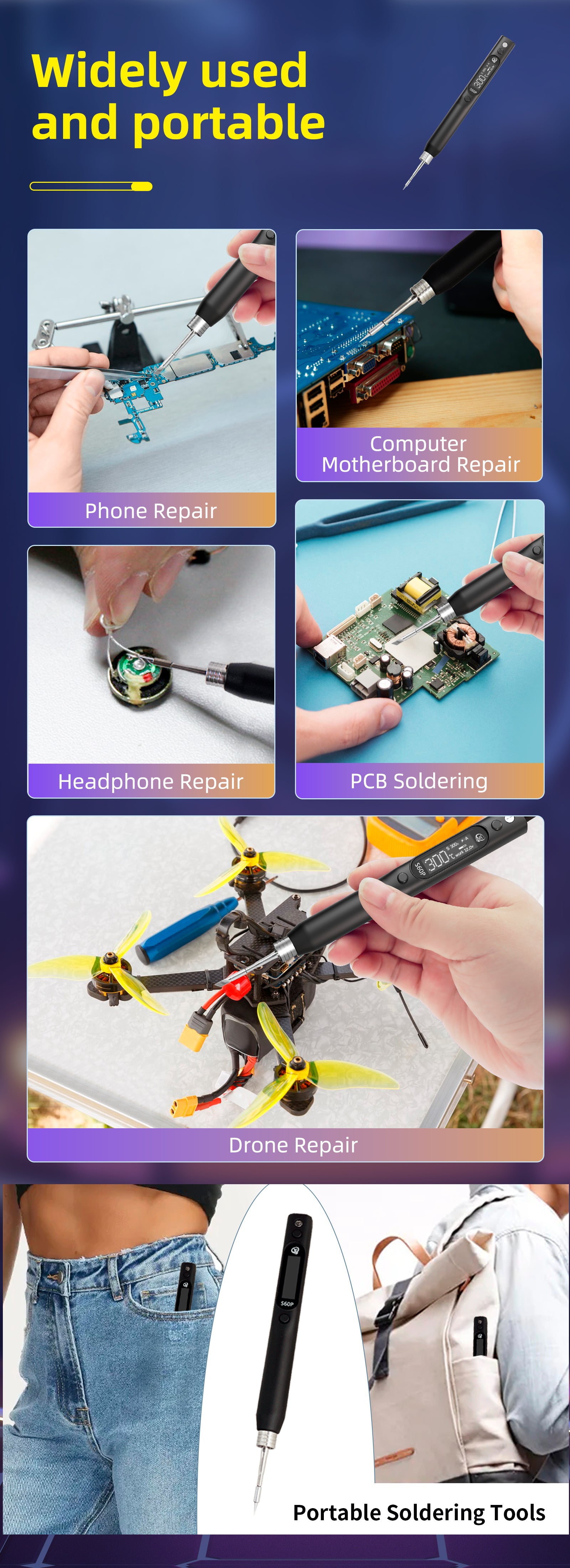 S60P soldering iron Detailed description