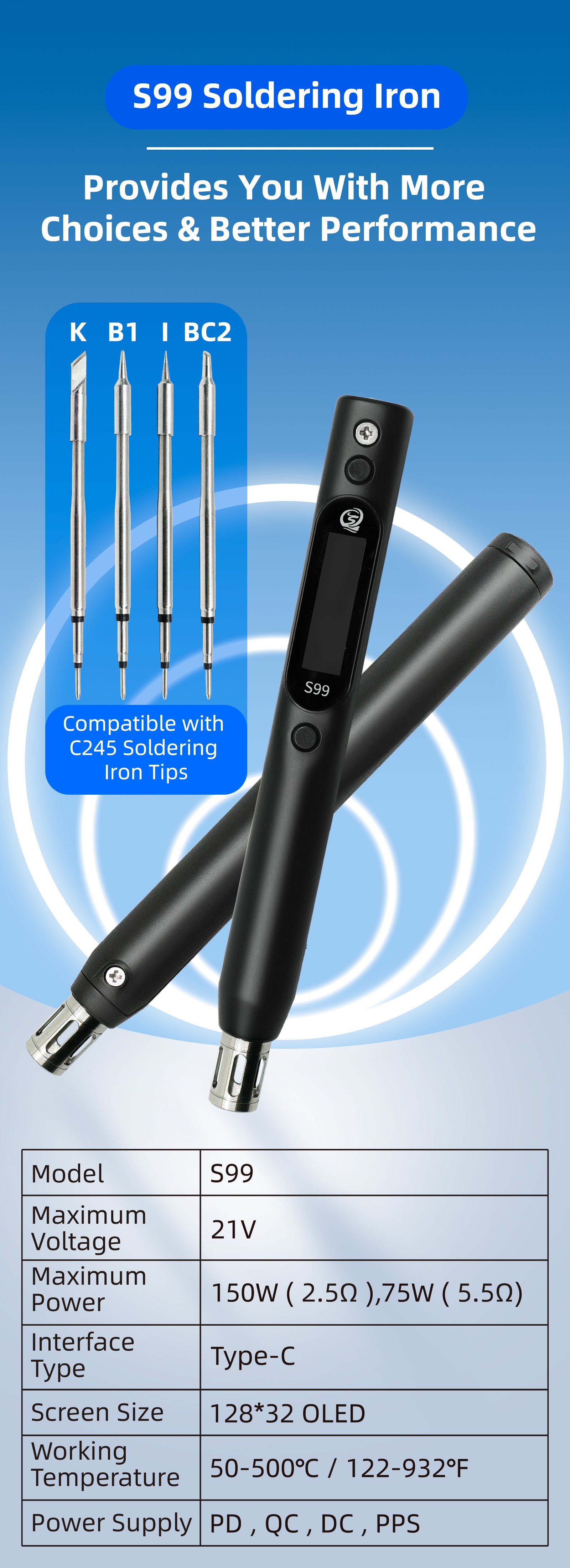 S99 Soldering Iron Detailed description