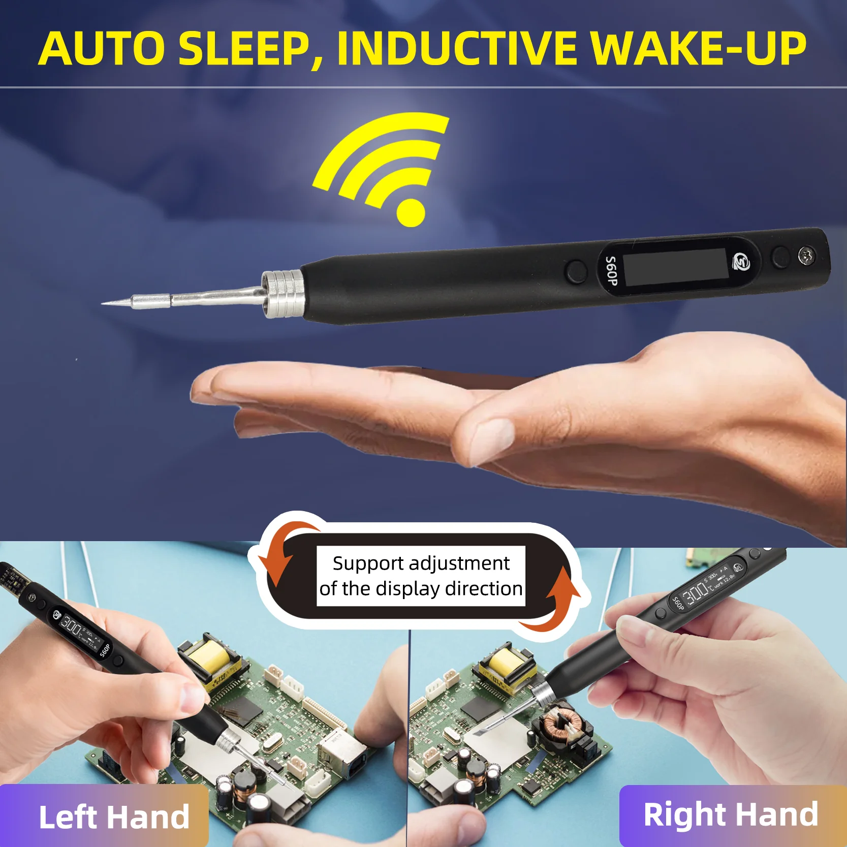 S60P Nano Electric Soldering Iron Kit (Upgraded Version) - Image 4