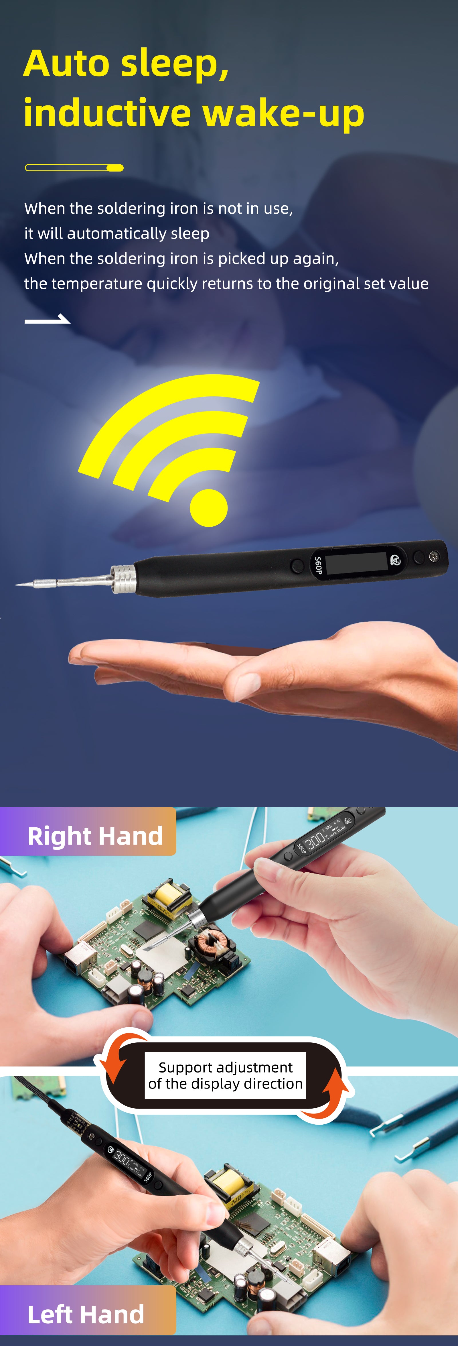 S60P soldering iron Detailed description