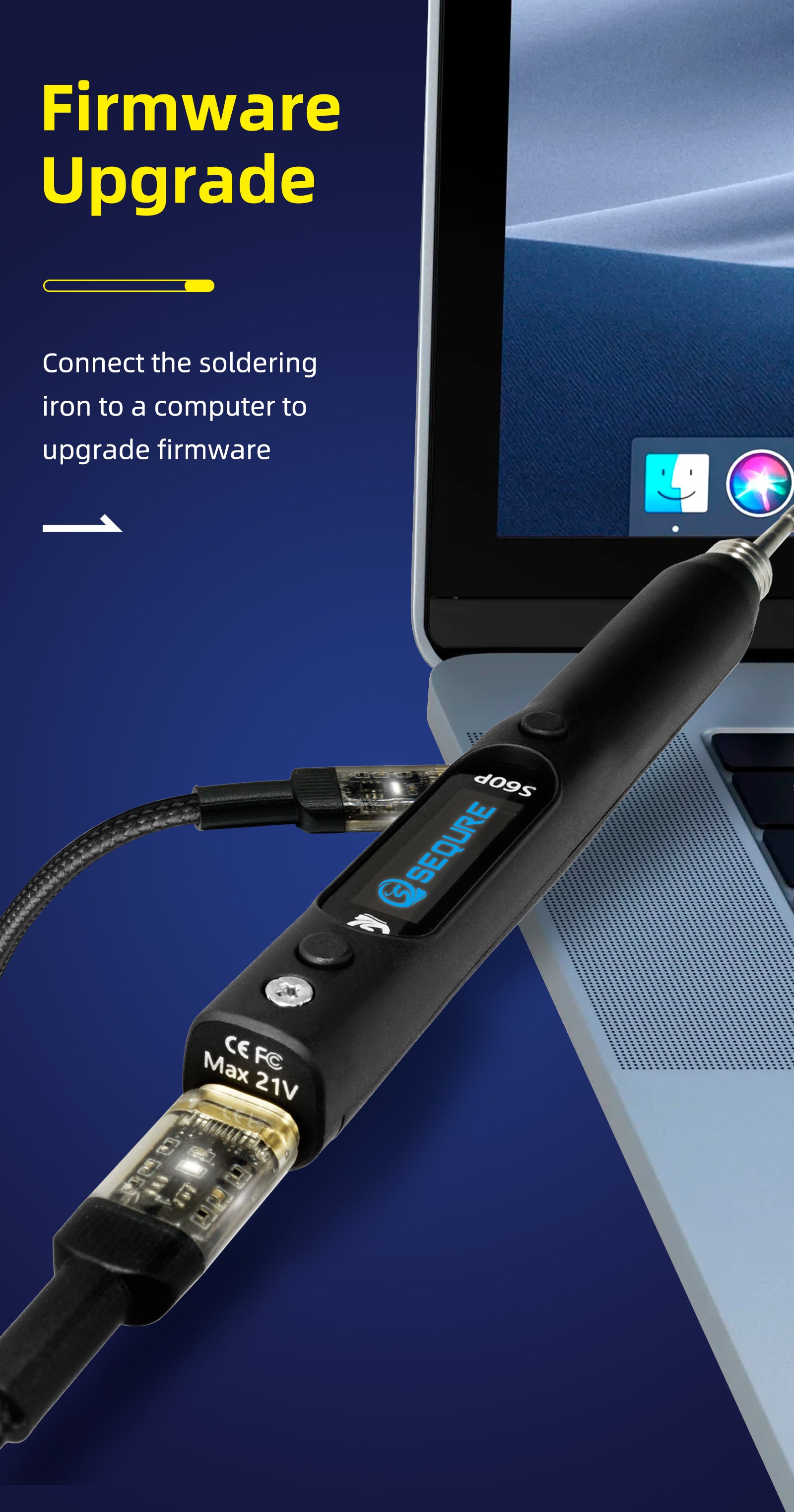 S60P soldering iron Detailed description