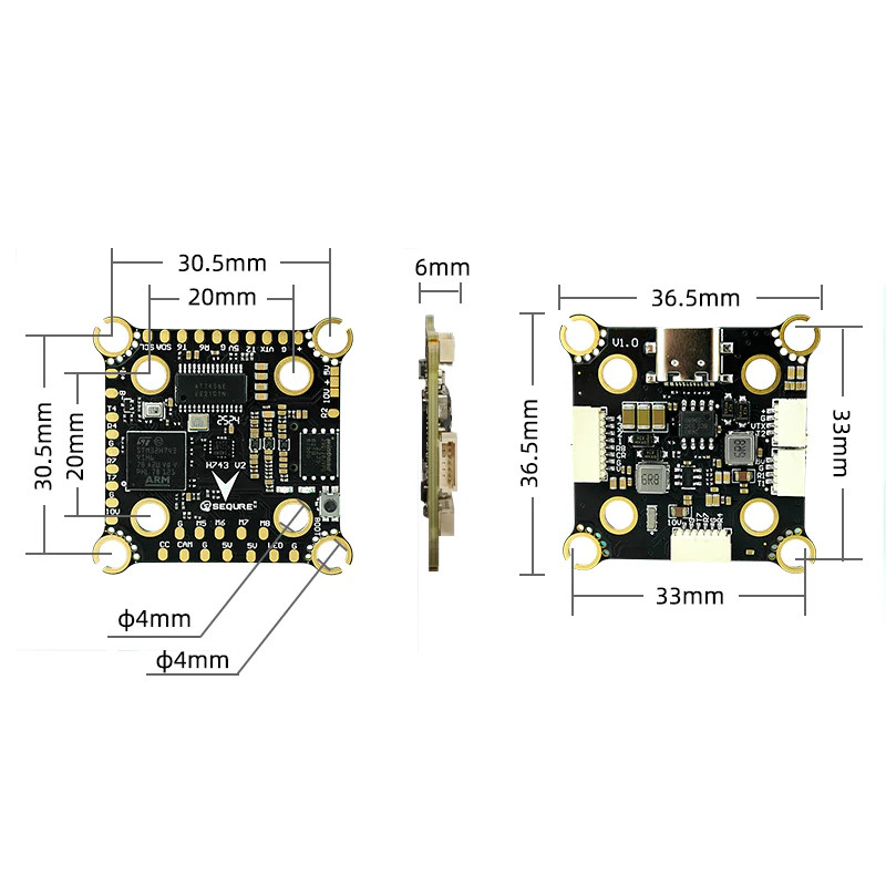 Sequre H743 V2 Flight Controller - Image 4
