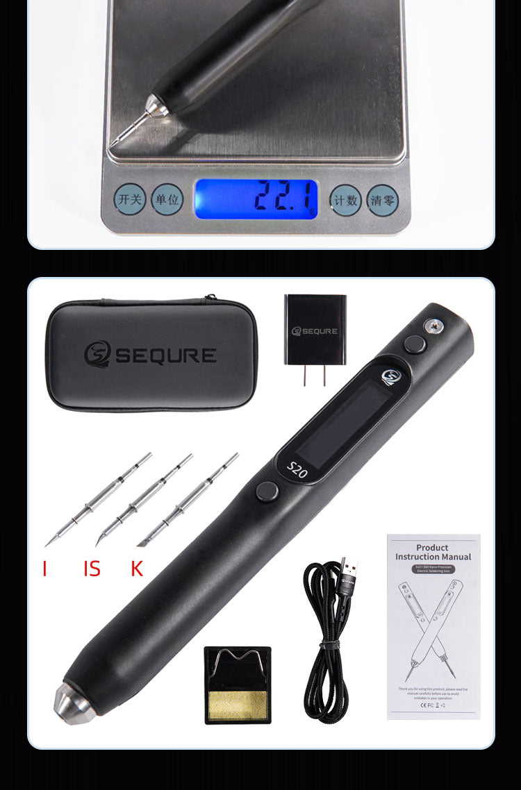 SEQURE S20 Nano Electric Soldering Iron Detailed description