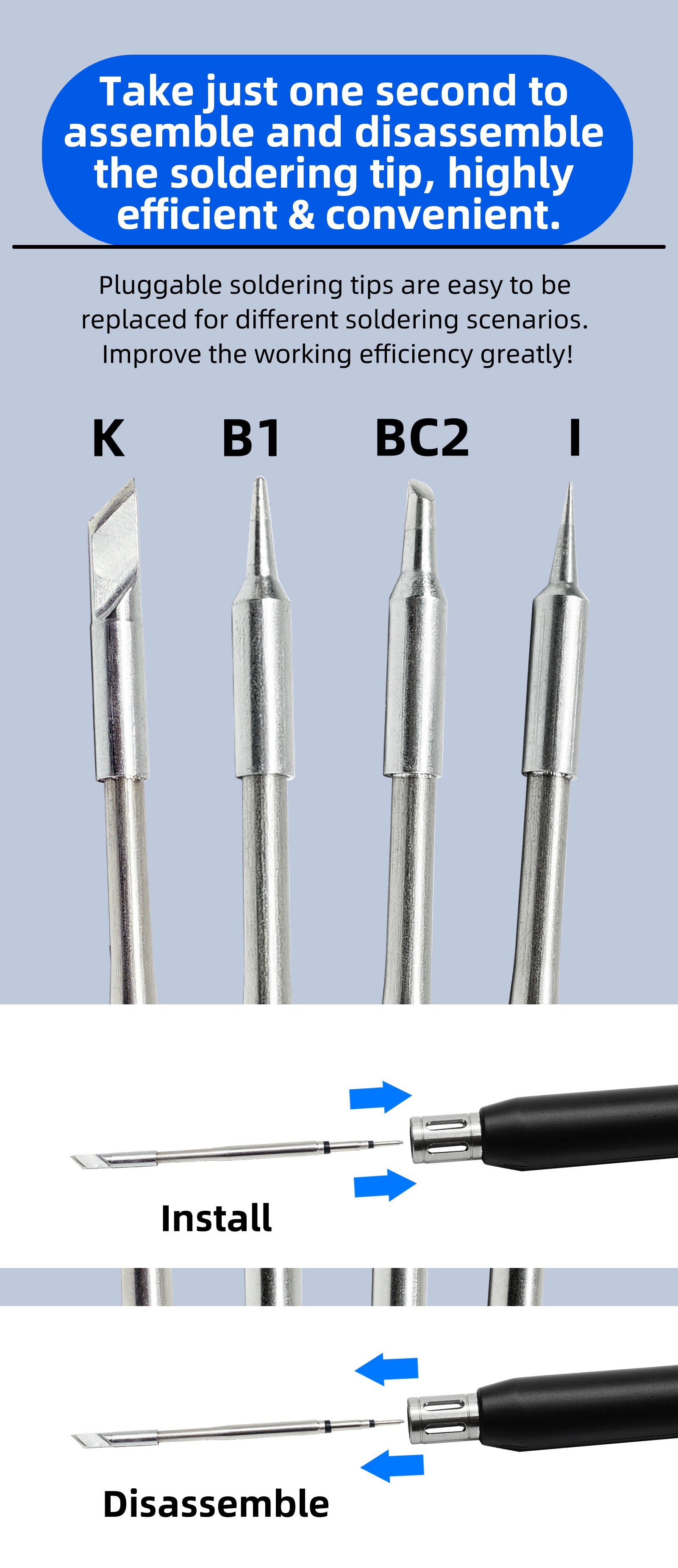 JBC245 Tip Soldering Iron