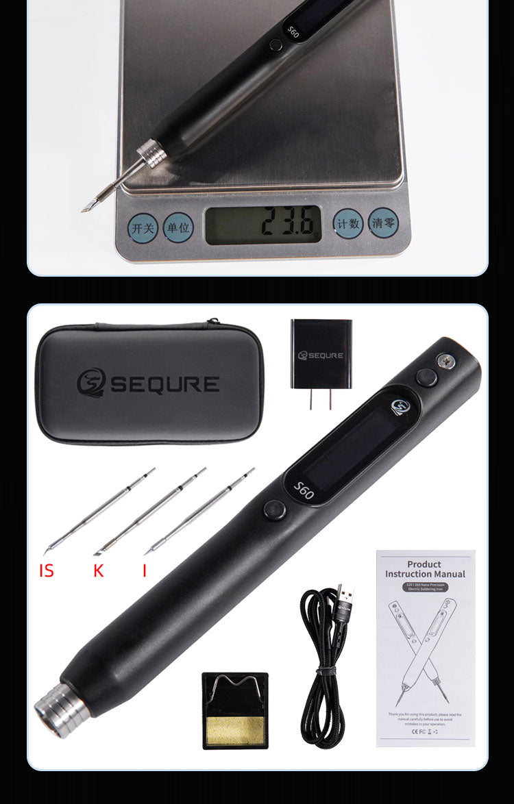 SEQURE S60 Nano Electric Soldering Iron Detailed description