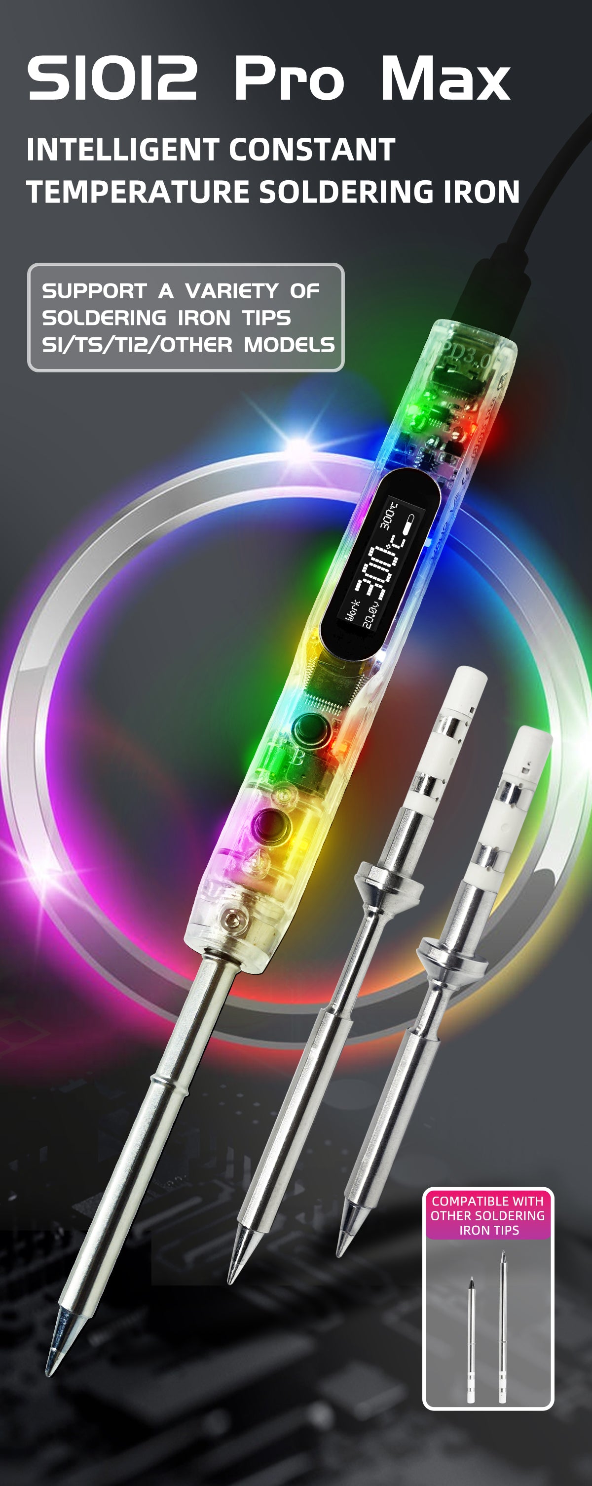 SEQURE SI012 Pro Max Soldering Iron Detailed description