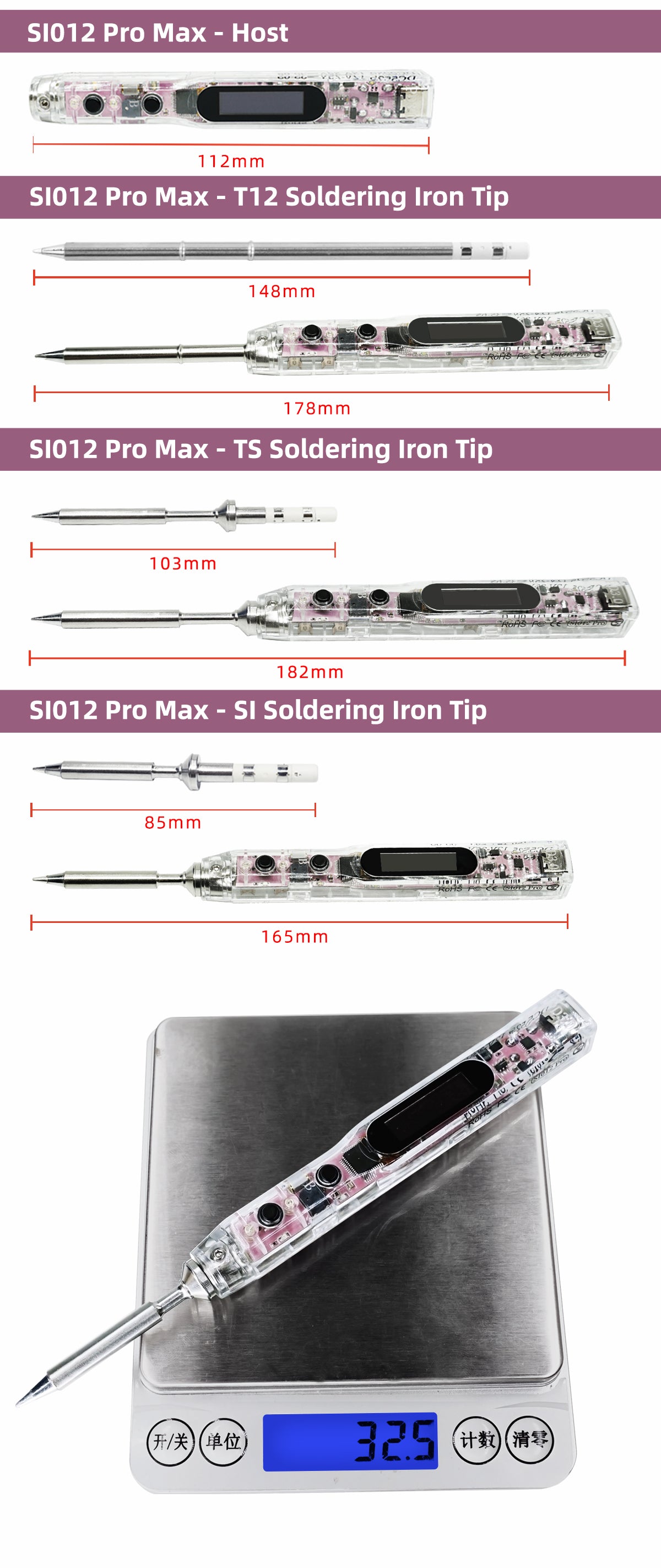 SEQURE SI012 Pro Max Soldering Iron Detailed description