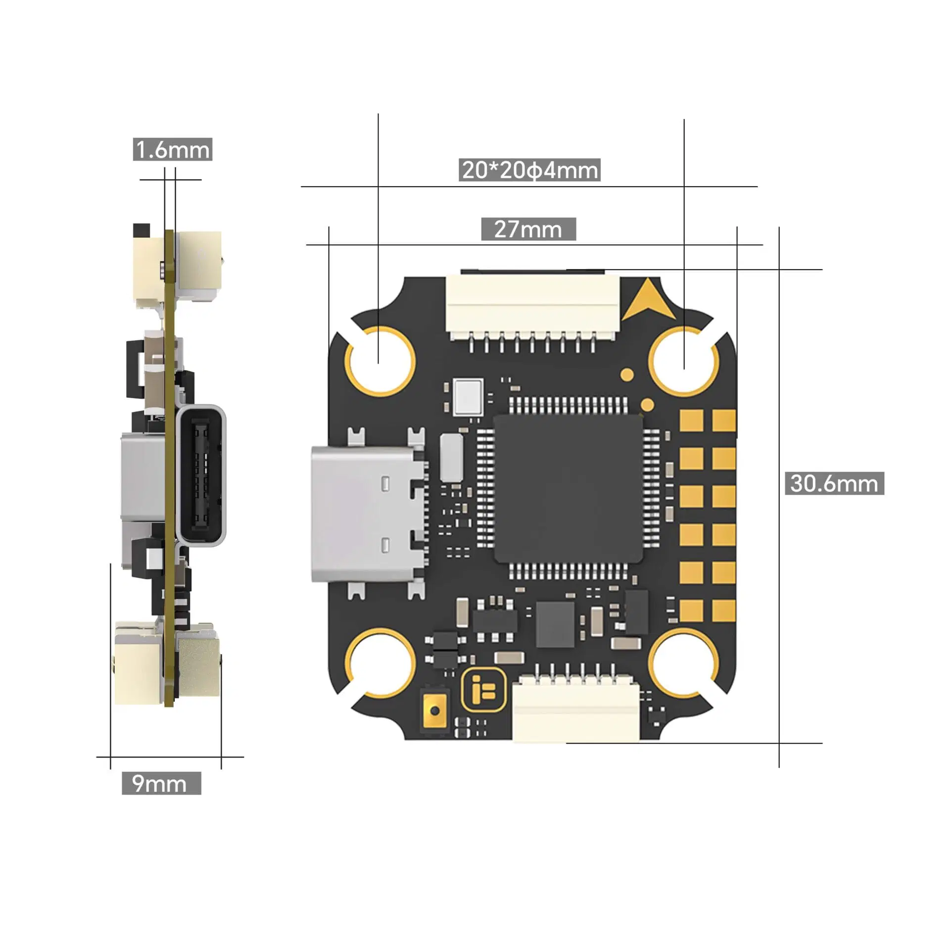iFlight Borg F7 Mini Flight Controller ICM42688 - Image 2