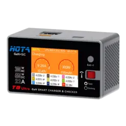 HOTA T8 Ultra – 650W 1-8S AC/DC GaN Smart Charger