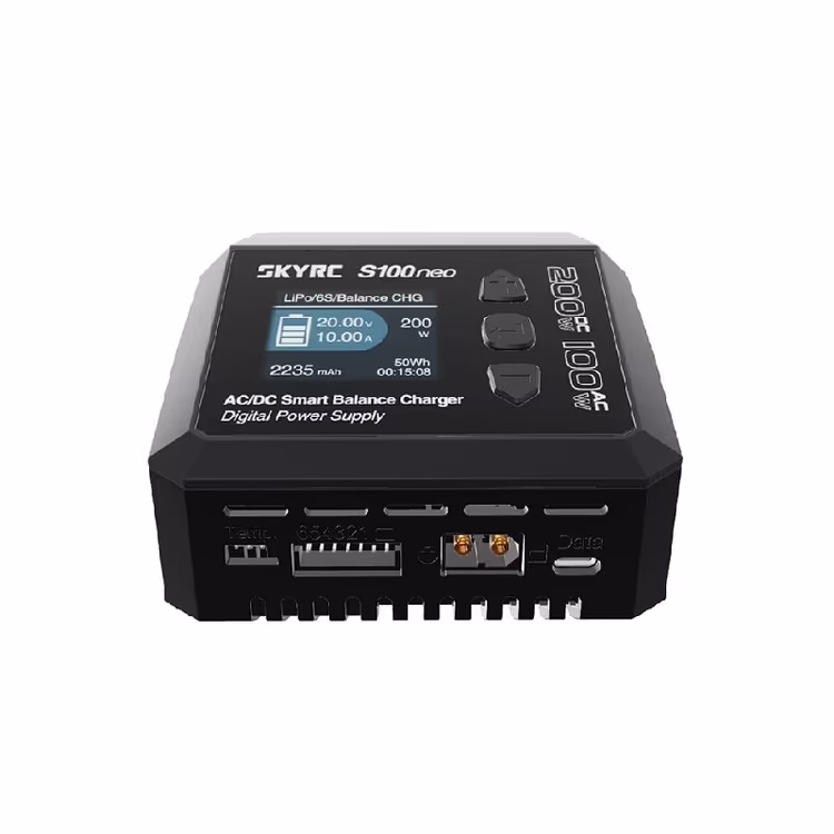 SkyRC S100neo 100W Single Channel AC/DC Smart Charger