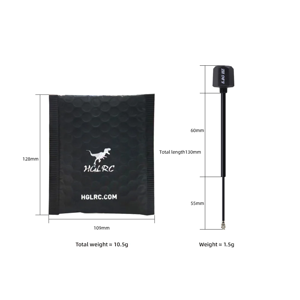 HGLRC Mini Hammer Antenna V2 (IPEX) - Image 4