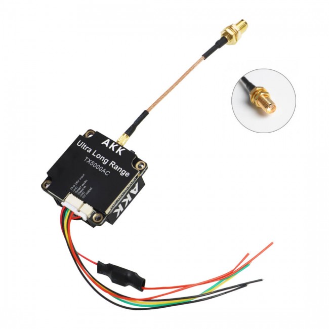 AKK TX5000AC Ultra Long Range 5W 4.9G-6G Video Transmitter - Image 8