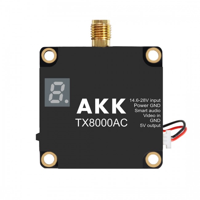 AKK TX8000AC Ultra Long Range 8W 4.9G-6G VTX