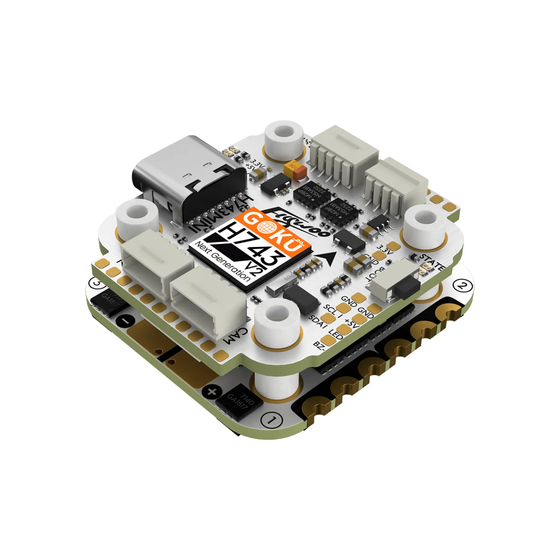 Flywoo GOKU H743 PRO Mini 45A 32Bit 128K 20*20 Stack - Image 9