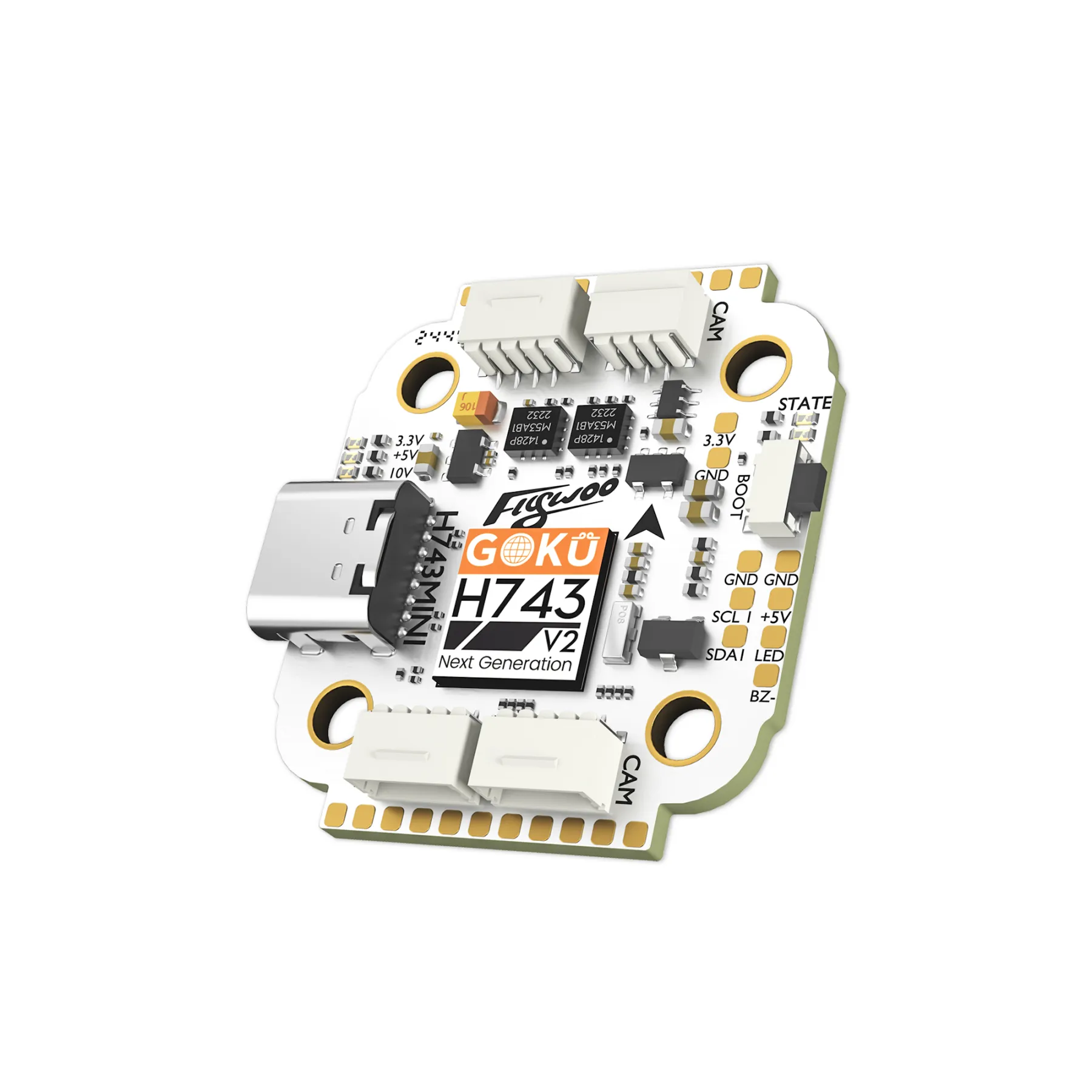 Flywoo GOKU H743 PRO Mini 45A 32Bit 128K 20*20 Stack - Image 3
