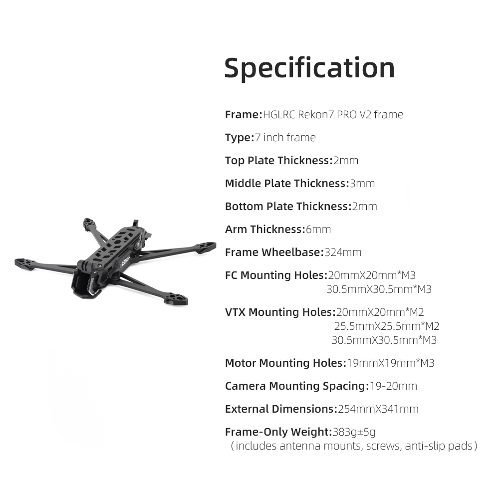 Rekon7 Pro Long Range Frame Kit V2 - Image 8
