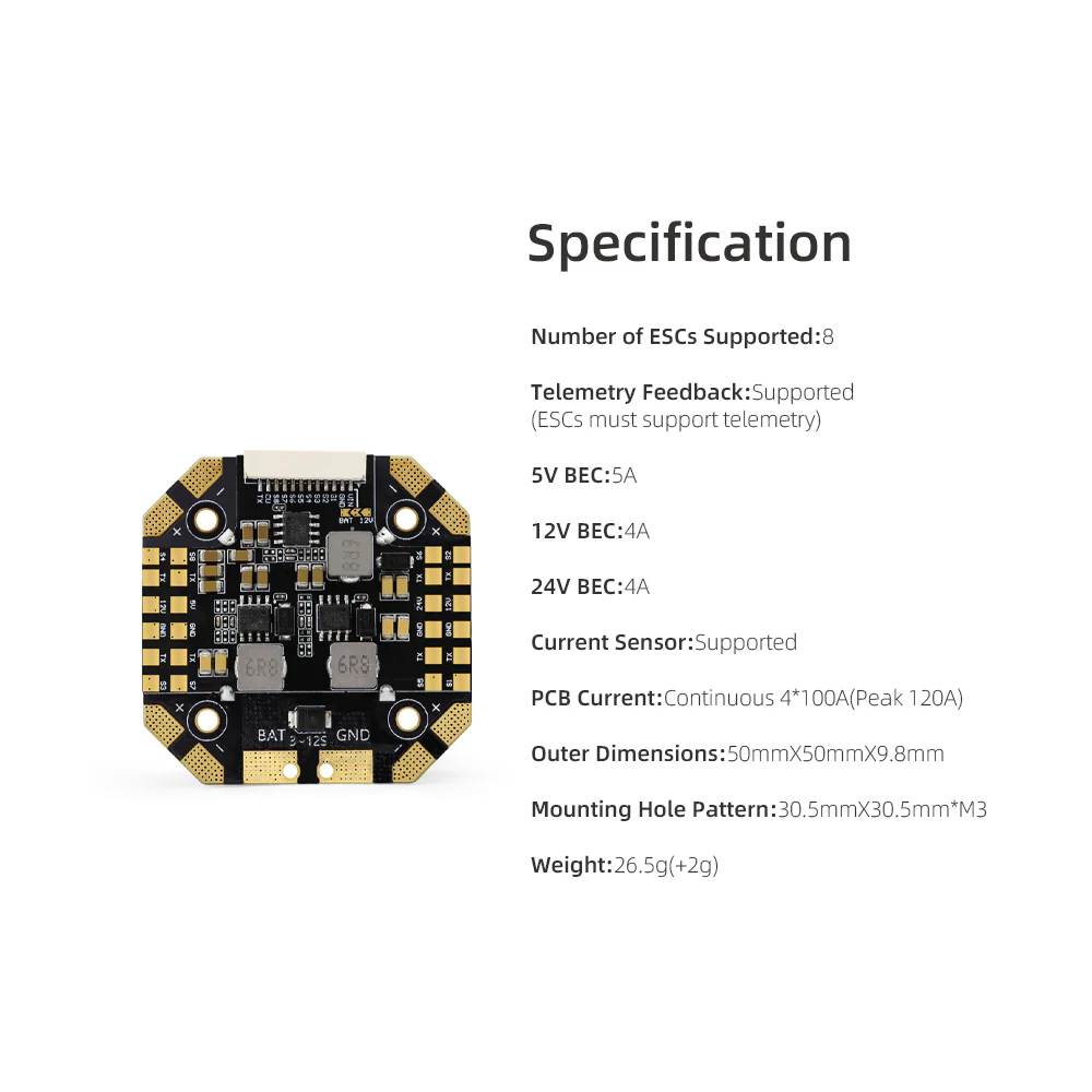 HGLRC SPECTER 90A Individual ESC - Image 6