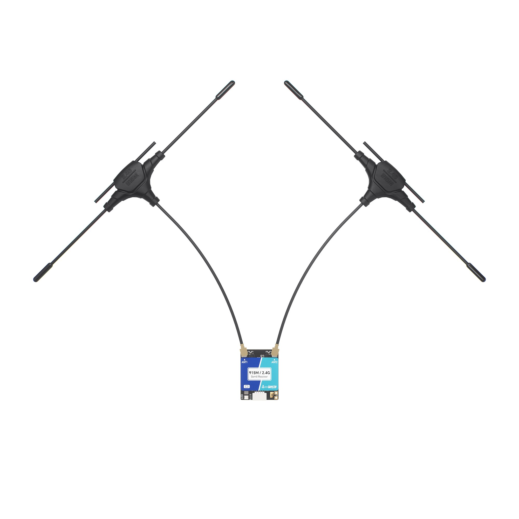 GEPRC ELRS 915M/2.4G C3 Gemini Xrossband Receiver - Image 2